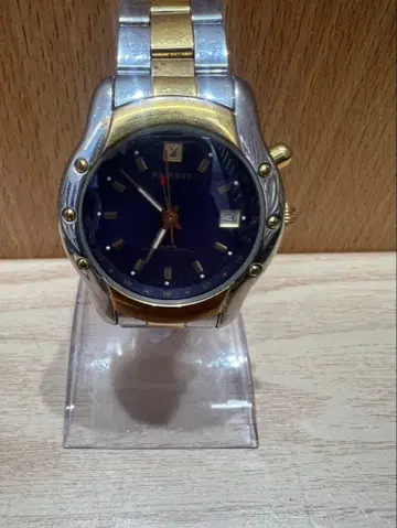 PLAYBOY 플레이보이 남성용 손목시계 날짜 기능 쿼츠 빈티지