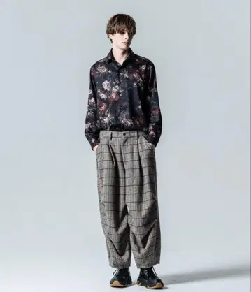 [ glamb ] Glen Check Wide Pants