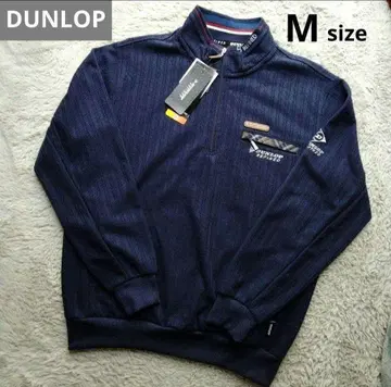 DUNLOP 던롭 남성용 하프 지퍼 트레이닝복 속기모 M 새상품