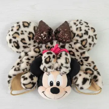 미니 레오파드 레오파드 무늬 팬캡 코인 케이스 세트