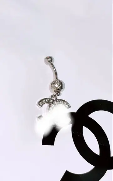 배꼽 피어싱 바디 피어싱 반짝반짝 스톤 14G