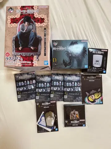 제일복권 DEATH NOTE 데스노트 라스트 원상 L 피규어 + 증정품