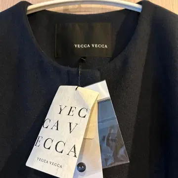 YECCA VECCA 네이비 노카라 코트 택 포함 새상품