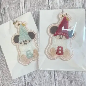 릴린린 키체인 스카이블루 빨간색 세트