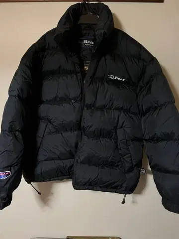Bear 블랙 다운 자켓