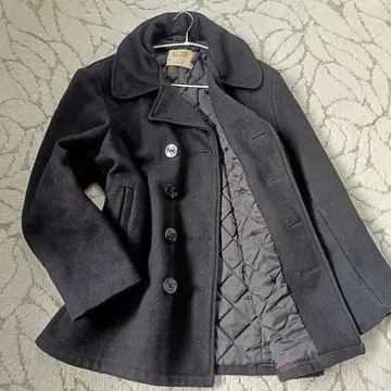 SCHOTT U.S.740N PEA JACKET XL 사이즈 블랙 피코트