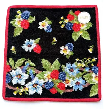 [ 미사용 새상품 ] FEILER 페일러 타월 손수건 보쟈르당 블랙