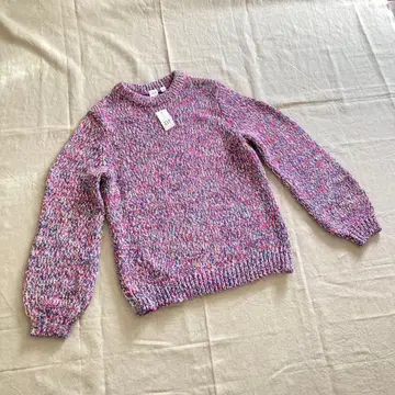 GAP 여성용 멀티 컬러 마르 크루넥 스웨터