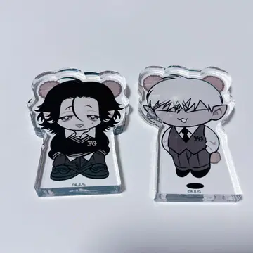 FANGS eeo 카페 삼나무 메기 아크릴 블록 아쿠브로