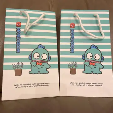 산리오 한교동 한정판 종이 봉투 쇼핑백 대만 해수욕장 해외