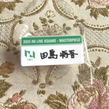INI XQUARE-MASTERPIECE 타지마 쇼고 명찰