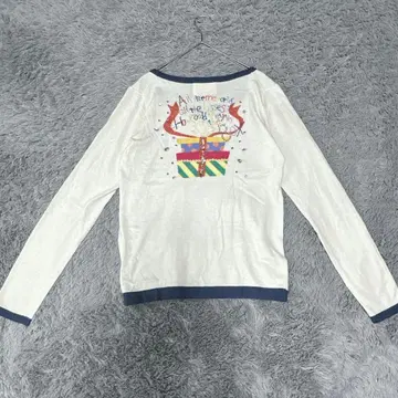 chesty 체스티 긴팔 니트 백 자수 비쥬 반짝임 F