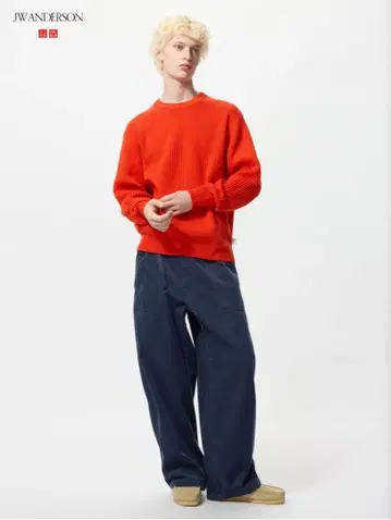2025AW UNIQLO JWA 코듀로이 워크 팬츠 네이비 L 사이즈