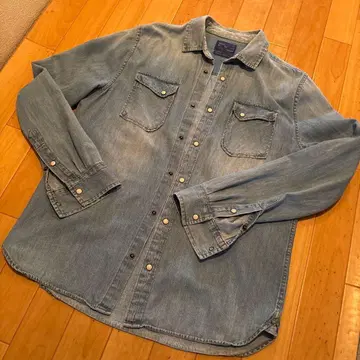 ZARA 라이트 블루 데님 셔츠 M