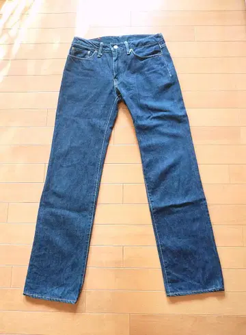 R by 45rpm 데님 스트레이트 30 지퍼 플라이