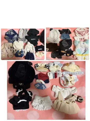 봉제 인형용 옷 갈아입기 의류 세트