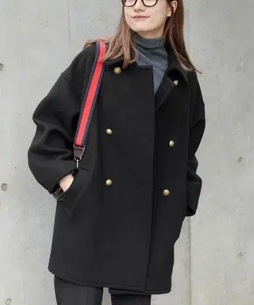 프레임워크 FRAME WORK P 코트 36 블랙 SUPER100