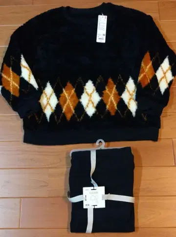 유니클로 퍼리 플리스 세트