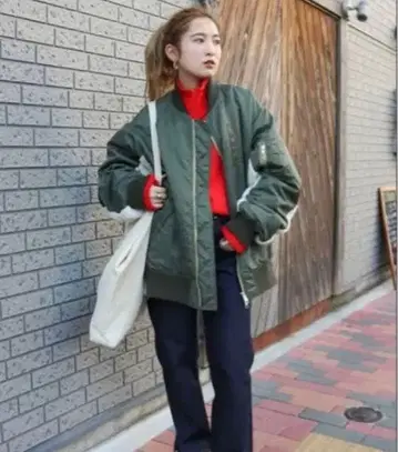 Ungrid 보아 콤비 MA-1 자켓