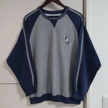 마리너스 맨투맨 트레이닝복 90s 구제 의류 자수 로고 MLB 메이저리그