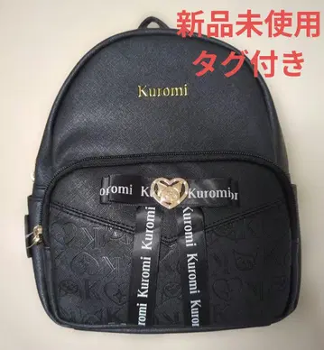[ 택 포함 미사용 새상품 ] 쿠로미 블랙 백팩