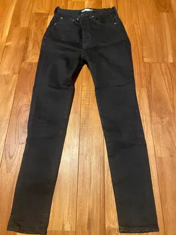 MOUSSY 스키니 데님 블랙