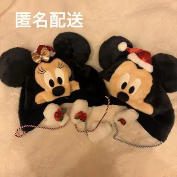 [ 택 포함 새상품 ] 미키 미니 크리스마스 팬캡 2세트