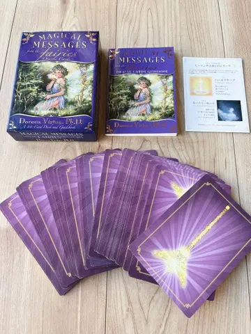 매지컬 페어리 오라클 카드 금테 일본어판 설명서 포함