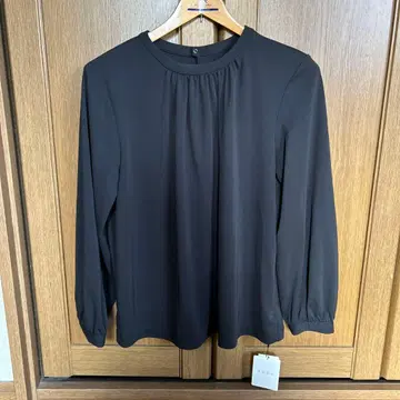 플라스테 블랙 긴팔 셔츠 폴리에스테르 100%