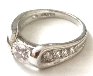 실버 크리스탈 반지 11호