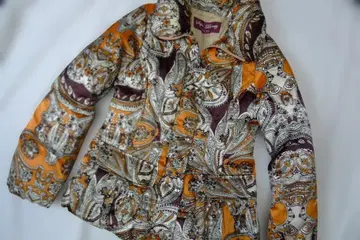 SUPER BEAUTY 페이즐리 프린트 다운 자켓 40 M