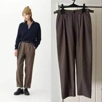 2021AW MHL. 울코튼 팬츠 브라운 마가렛호웰