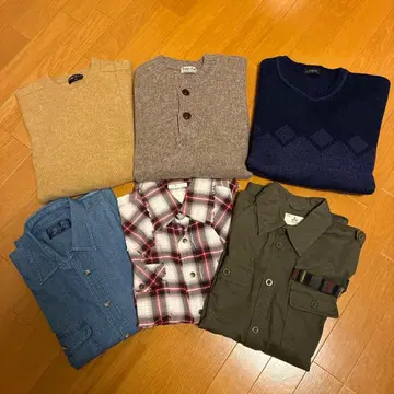 남성용 스웨터 & 셔츠 묶음 판매