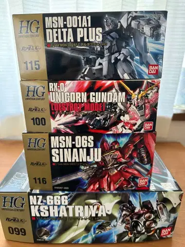 HGUC 델타 플러스 유니콘 시난주 크샤트리아