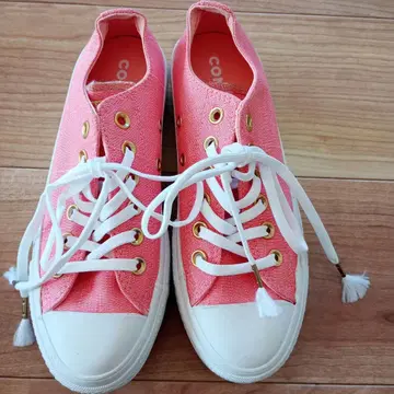 컨버스 스니커즈 핑크 23cm