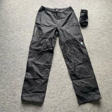 몽벨 트렌트 플라이어 팬츠 M-L 블랙 수납 봉투 포함 GORE-TEX