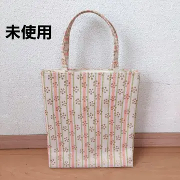 꽃무늬 스트라이프 일본 의류 백