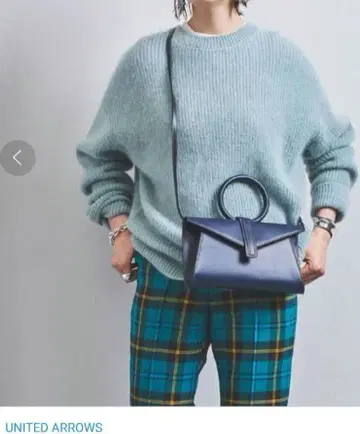 UNITED ARROWS UWSC 아제 모헤어 니트 모헤어 울