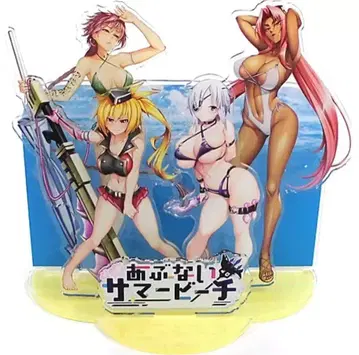 대마인 RPG 위험한 서머 비치 아크릴 스탠드 아이나 잉그리드 유리 도나