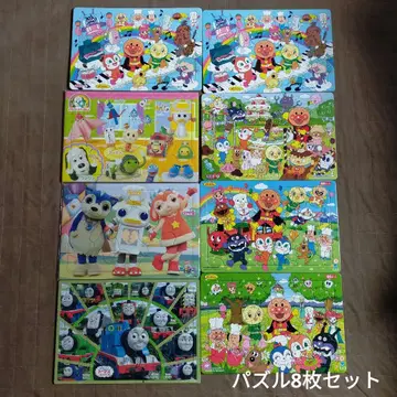 퍼즐 8개 세트 호빵맨 토마스 멍멍이