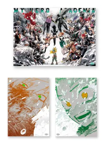 히로아카 나의 히어로 아카데미아 원화전 아트 포스터