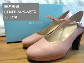 [ 중고 ] BENEBIS 스트랩 펌프스 하이힐 핑크