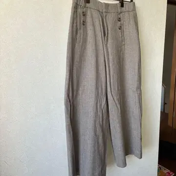 human woman 그레이 와이드 팬츠 큐롯