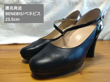 [중고] 베네비스 BENEBIS 블랙 펌프스 하이힐 23.5