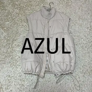 AZUL by moussy 충전솜 베스트 오버 사이즈