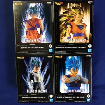 드래곤볼 손오공 베지터 베지트 피규어 4개 세트