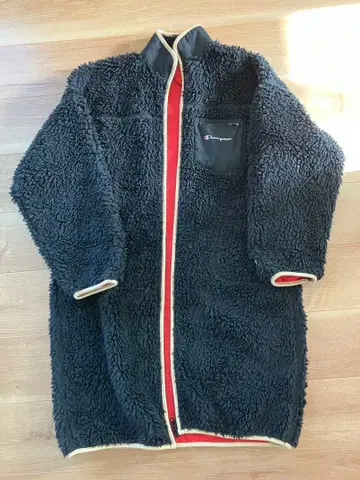 챔피온 보아 롱 자켓 블랙