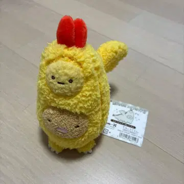 산엑스 새우튀김덮밥 봉제 인형