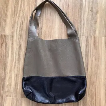 천연 가죽 숄더백