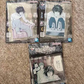 3종 세트 제일복권 데스노트 G상 아크릴 스탠드 L